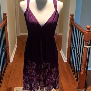 NWT Purple cover up dress